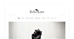 Desktop Screenshot of evilandlove.com